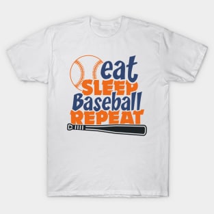 Eat Sleep Baseball repeat T-Shirt